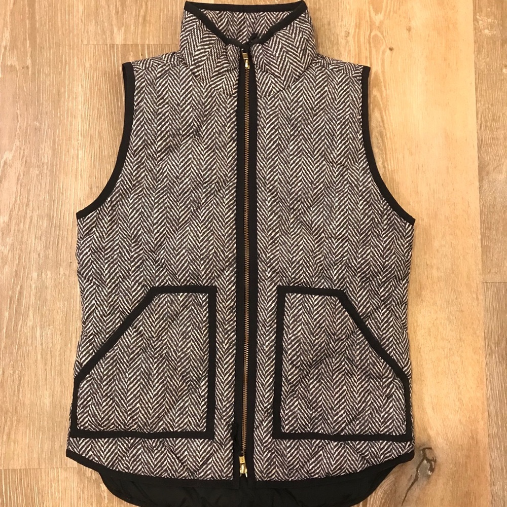 J. Crew Herringbone Vest